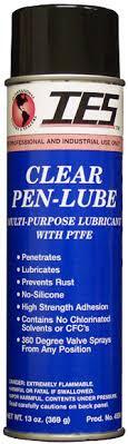 13 0Z. AEROSOL CLEAR PEN-LUBE