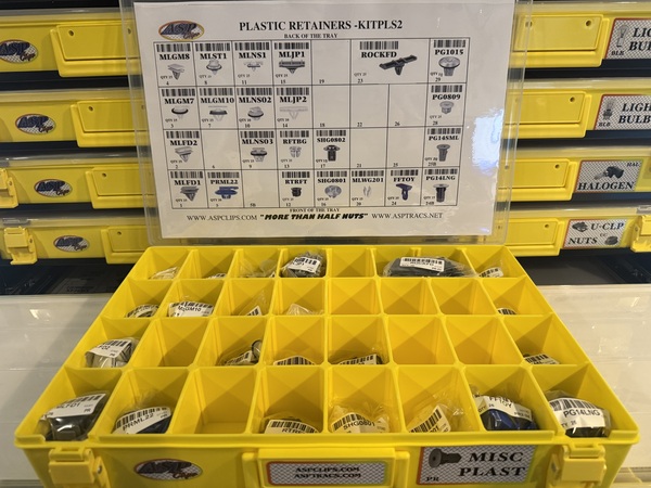 PLASTIC RETAINER ASSORTMENT #2