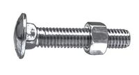 5/16 X 3 CARRIAGE BOLT ZINC WITH HEX NUT